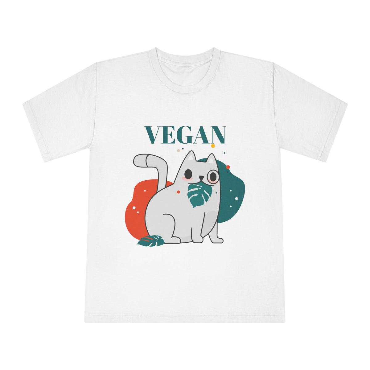 Vegan Cat T-Shirt – Cute Plant-Based Animal Lover Graphic Tee