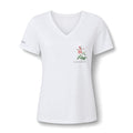 Women's HUMAN BEING Botanical Floral V-Neck T-Shirt