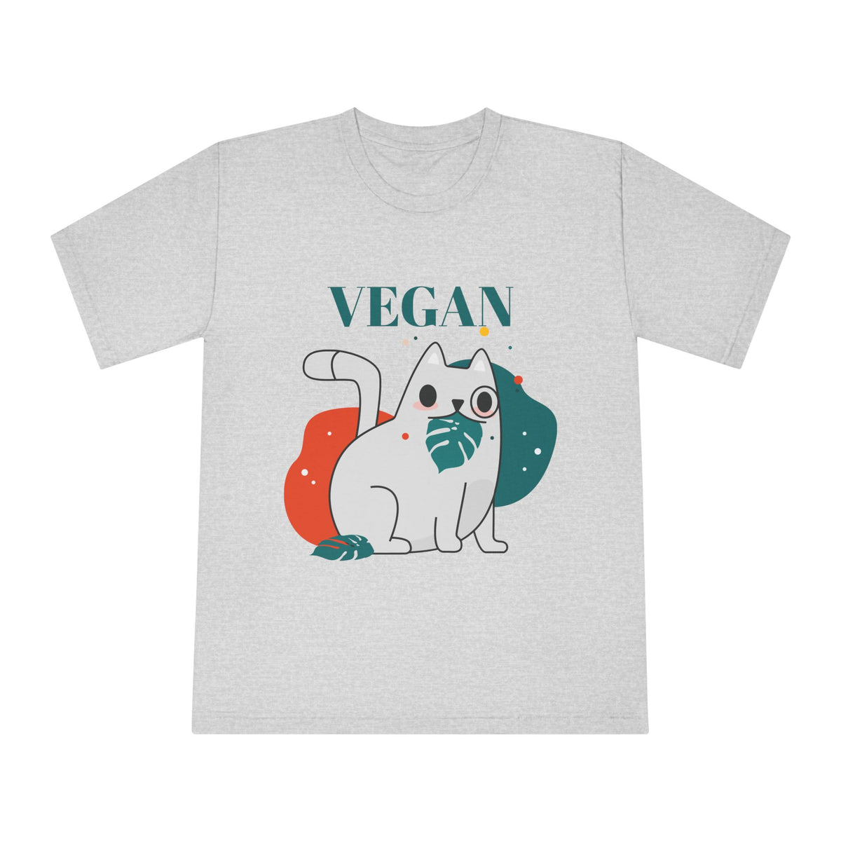 Vegan Cat T-Shirt – Cute Plant-Based Animal Lover Graphic Tee