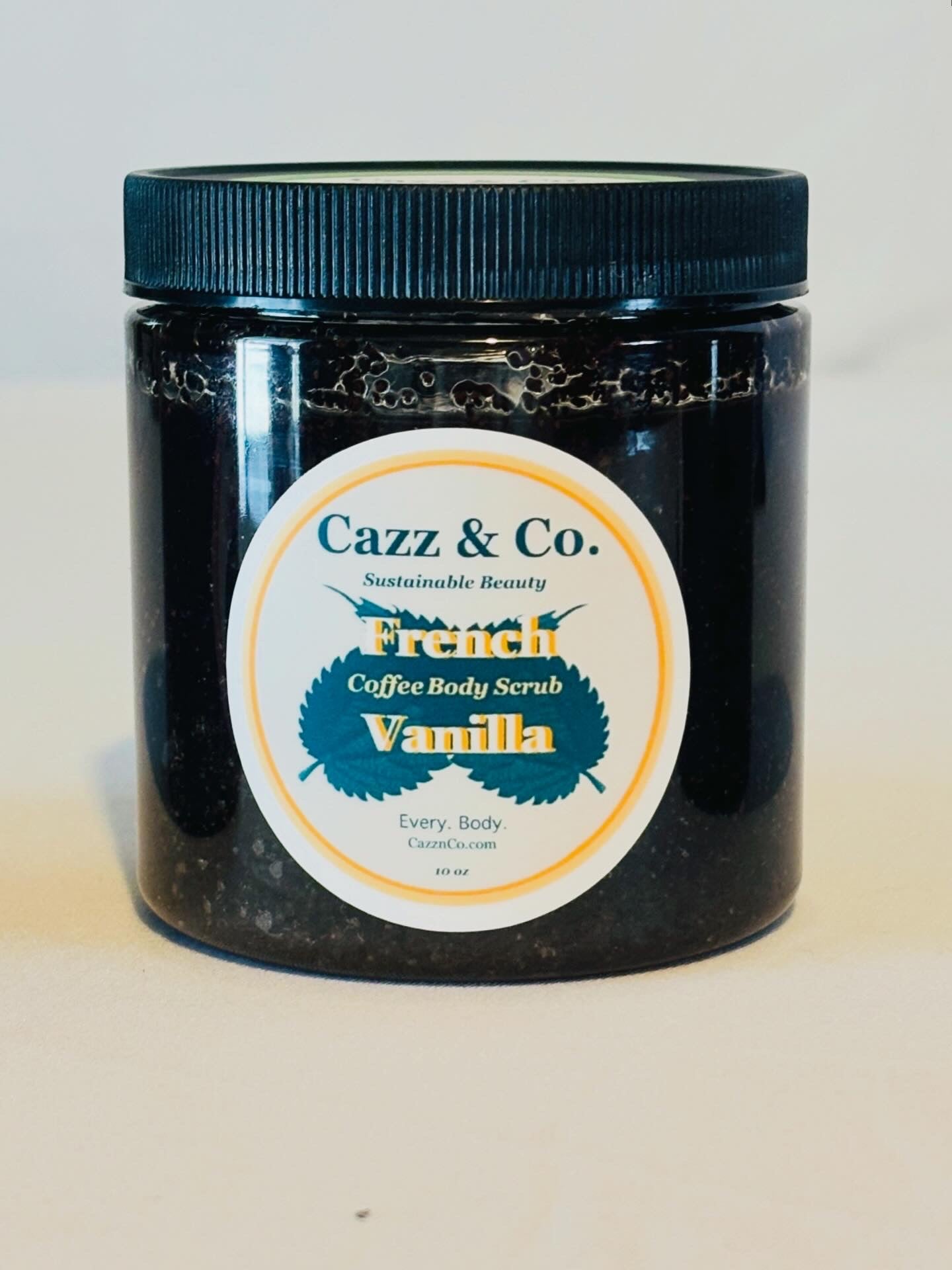 French Vanilla Coffee Body Scrub 10oz