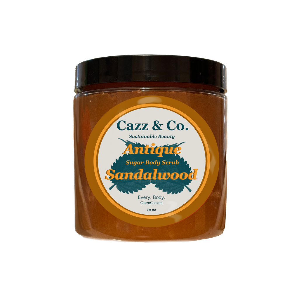 Antique Sandalwood Organic Sugar Body Scrub 10oz