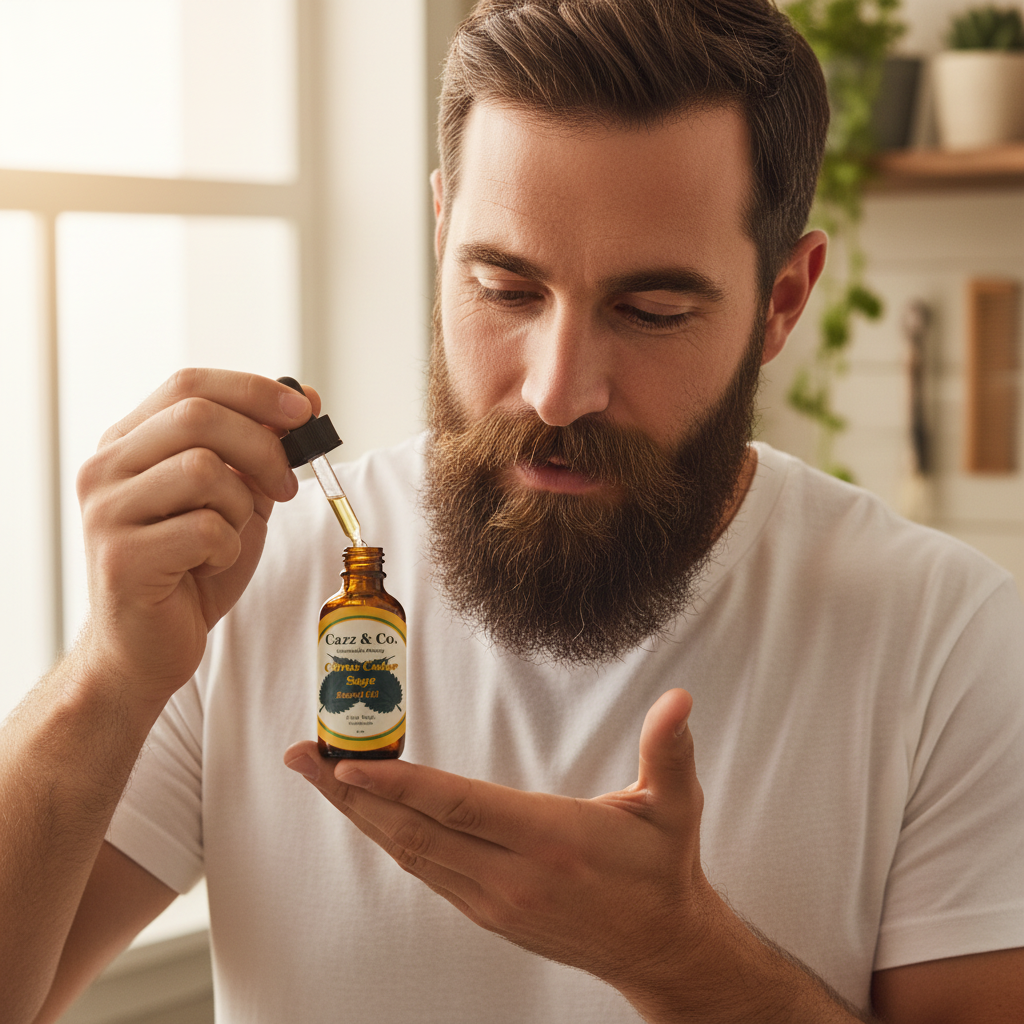 Citrus Cedar Sage Beard Oil 2oz