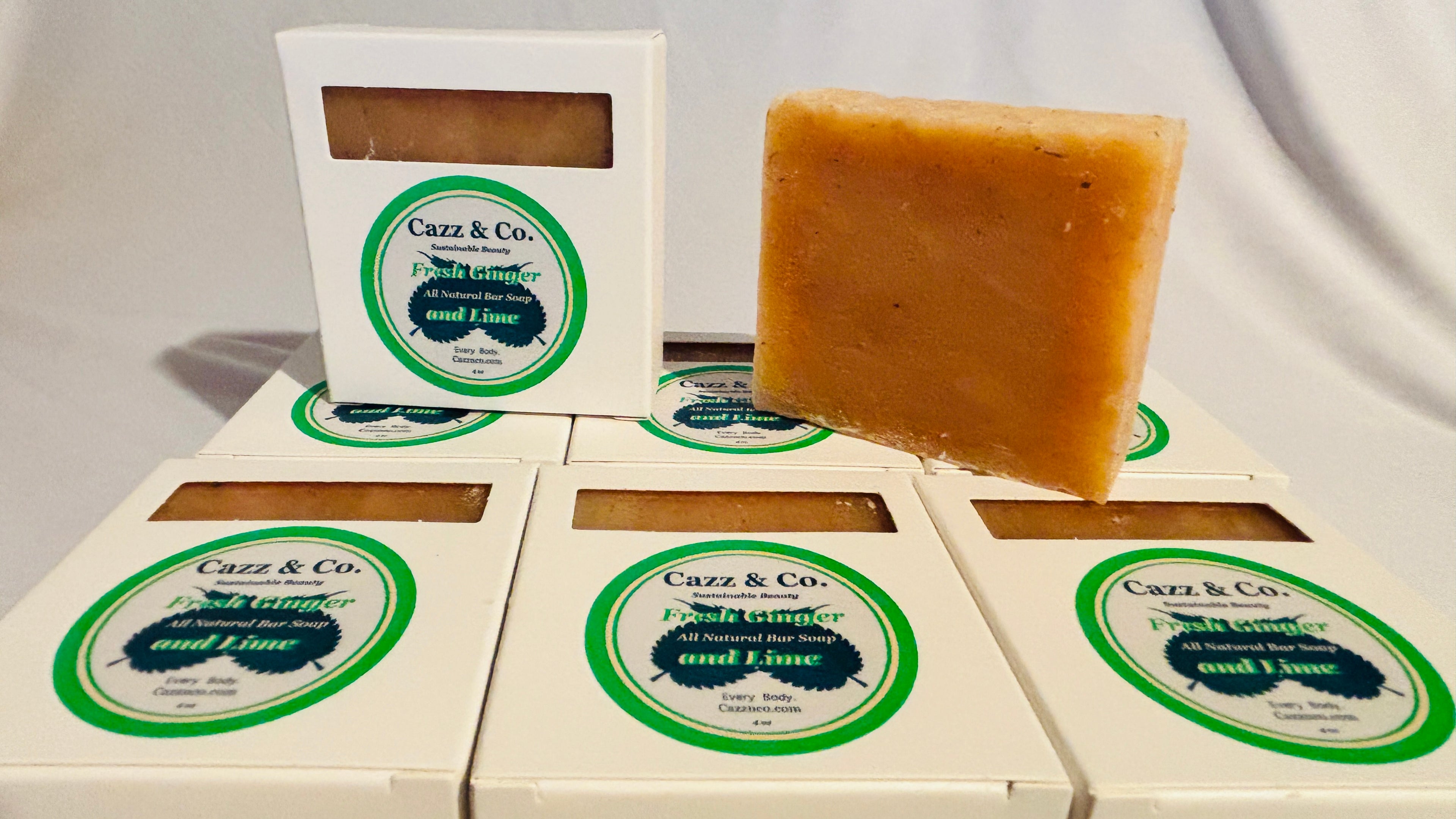 Fresh Ginger Lime All Natural Bar Soap 4oz.
